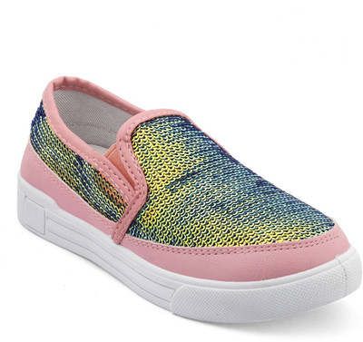 

KITTENS Girls Slip on Loafers(Pink