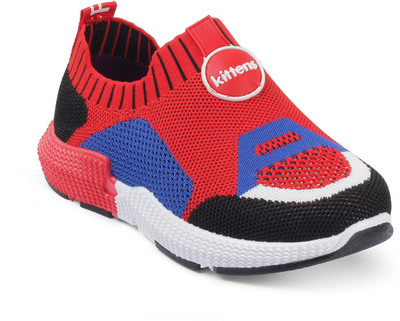 

KITTENS Boys Slip on Running Shoes(Red