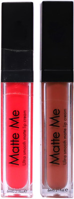 

Butter Lips Professional Matte Me Lip Gloss(Brink Pink, Dark Salmon)