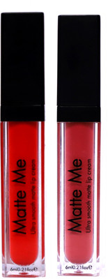 

Butter Lips Professional Matte Me Lip Gloss(Blood Red, Light Brown)
