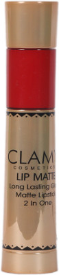 

Clamy Lip Matte 2 in one long lastin gloss(indian red)