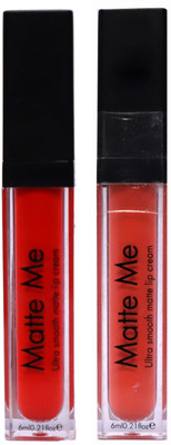 

Butter Lips Professional Matte Me Lip Gloss(Blood Red, Cream)