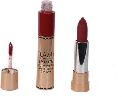 

Clamy Lip Matte 2 in one long lastin gloss(matt glamour)
