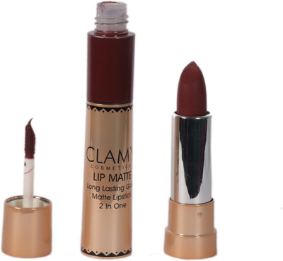 

Clamy Lip Matte 2 in one long lastin gloss(kiss coffy)