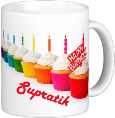 Exoctic Silver Perfect Choice Birth Day coffee mug-SUPRATIK Ceramic Coffee Mug(330 ml)