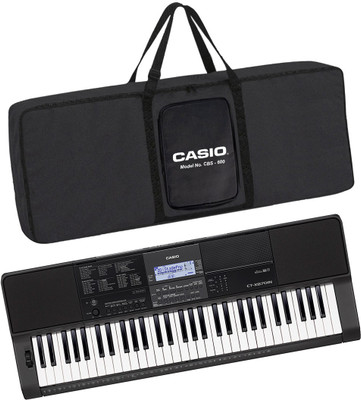 CASIO CT-X870IN + Black Carry Case Digital Portable Keyboard(61 Keys)
