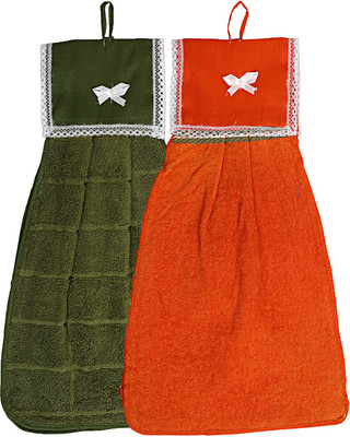 KUBER INDUSTRIES Cotton 2 Pieces Washbasin Napkin Towel Set (Multi)-CTKTC3850 Multicolor Cloth Napkins(2 Sheets)