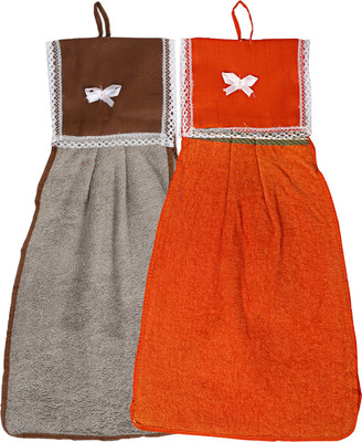 KUBER INDUSTRIES Cotton 2 Pieces Washbasin Napkin Towel Set (Multi)-CTKTC3849 Multicolor Cloth Napkins(2 Sheets)