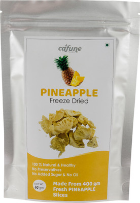 

cafune foods Freeze Dried Pineapple(60 g, Pouch)