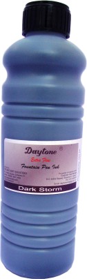 Daytone Extra Fine Fountain Pen Ink Dark Storm 500 Ml. Pack of 2 Ink Bottle(Pack of 2, Dark Storm ( Blue Black ))
