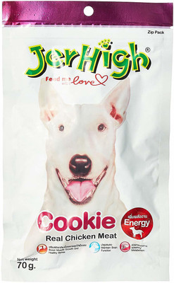 

jerhigh JerHigh Cookie Dog Treat, 70 g Chicken 70 g Dry Dog Food