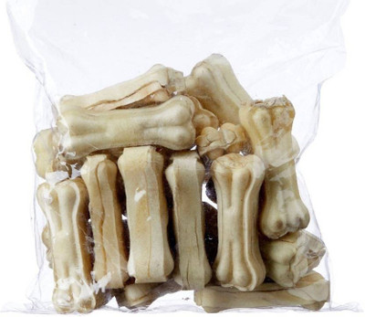 Delicacy Pet Food & Supplies Pet Food Bones White Dog Chew 3 Inch Pack of 45 Beef 1.5 kg Dry Dog Food(Pack of 45)