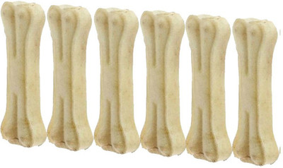 

Pet Nutro Pet Nutro Bones White Dog Chew 8 Inch Pack of 6 Beef Dog Treat(1.31 kg, Pack of 6)