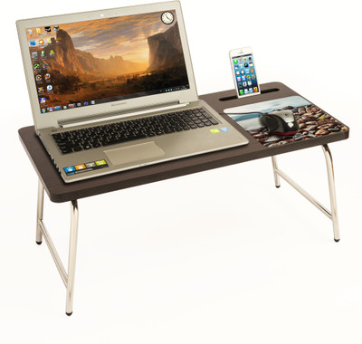 Bluewud Riodesk Ace Wood Portable Laptop Table(Finish Color - Wenge)