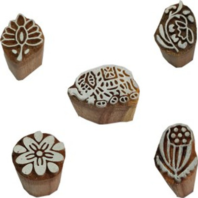 skart wooden printing blocks136 Printing Blocks(Pack of 5)