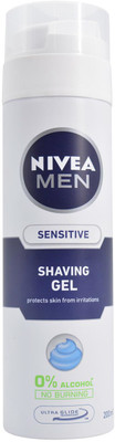 

Nivea Men Sensitive Shaving Gel, 200ml/193g Hair Gel(200 ml)