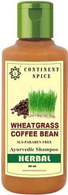 

Continent Spice WHEATGRASS COFFEE BEAN SHAMPOO, improves hair color(50 ml)
