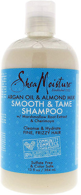 

Shea Moisture Argan Oil & Almond Milk Smooth & Tame Shampoo for Unisex(384 ml)