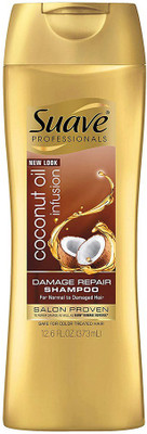 

Suave Professionals Damage Repair Shampoo, Coconut Oil Infusion(373 ml)