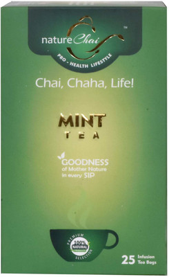 

Nature Chai Mint Tea (50 gm Each/ Pack of 3 Box - Contain 25 Dip pouches each) Mint Green Tea Bags(150 g, Box)