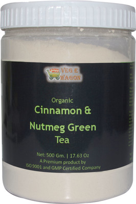 

Veg E Wagon Organic Cinnamon&Nutmeg Green Tea 500 In Pet Jar Cinnamon, Unflavoured Green Tea(500 g, Plastic Bottle)