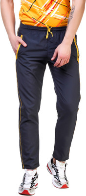 NIVIA Colorblock Men Grey Track Pants