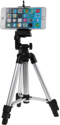 

BlueMate Tripod-3110 Portable Adjustable Aluminum Lightweight Camera Stand Tripod(Black, Supports Up to 1500 g)