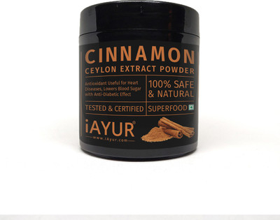 

iAYUR Cinnamon Extract Powder 100 Gms |Natural, Pure, Safe & Authentic, Diabetes & Heart(100 g)