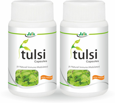 Jain Tulsi Capsules - 60 Count (Pack of 2)(Pack of 2, 120)