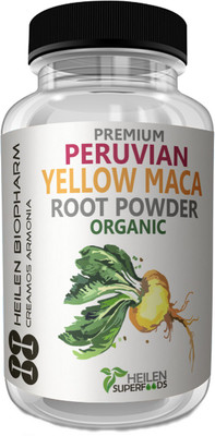 

Heilen Biopharm Premium Peruvian Organic Yellow Maca Root Powder(100 g)