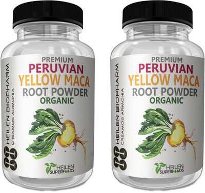 

Heilen Biopharm Premium Peruvian Organic Yellow Maca Root Powder(200 g)
