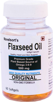 

Novelsort Flaxseed Oil Softgels 500 mg(500 mg)