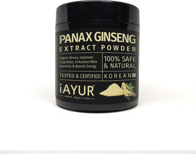 

iAYUR Panax Ginseng Extract Powder 100 Gms |Natural, Pure & Safe(100 g)