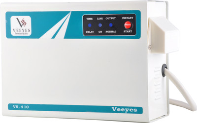 

VEEYES VS-410 Voltage Stabilizer for Air conditioners upto 1.5 TN (Working Range : 180V - 270V)(Off White)