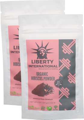 

LIBERTY INTERNATIONAL Organic Herbal Hibiscus Flower Powder For Hair Growth (2 X 227 Gm) NT62(454 g)