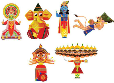 

Toiing CrafToi Return Gift Combo , 3D DIY Paper Craft Kit Toy Indian Festivals Pack of 12