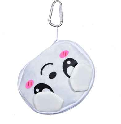 

Era Innovative Gifting Cartoon Portable Folding Shopping Bags |Hanging Pouch with a Metal Buckle| Polyester|35*16*38 Cms|White Color Waterproof Multipurpose Bag(White, 15 inch)