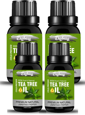 

duzberry Tea Tree Essential Oil 15 ML Pack of 4 (60 ML)(15 ml)