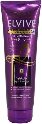 

L'Oreal Elvive Keratin Straight Oil Replacement - 300ml(300 ml)