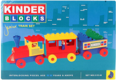 

Tingoking Kinder Blocks Junior Train Set(Multicolor)