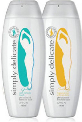 

Avon Anew Simply Delicate Gentle Intimate Wash 100 ml & Simply Delicate Soothing Intimate Wash 100 ml(200 ml, Pack of 2)