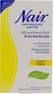 

Nair Remover No Rub Body Wax Strips, Fresh(20 ml)
