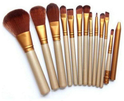 

Stylish Step Stylish Steps Cosmetic Makeup Brush Set with Storage Box, Set of 12(Pack of 12)