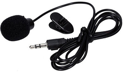 

Ruhi 3.5mm Electret Condenser Microphone with 1/4" Adapter for Smartphones, Dslr, Camcorders Camera Microphone
