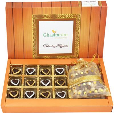 Ghasitaram Gifts Special Chocolates- Box of Sheen Chocolates and Nutties Bars(Pack of 2, 330 g)