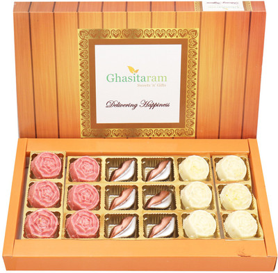 

Ghasitaram Gifts Special Chocolates- Kisses and Roses Chocolates 18 pcs Bars(270 g)