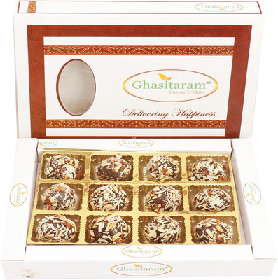 

Ghasitaram Gifts Special Chocolates- Chocolate Almond Truffles 12 pcs Bars(240 g)