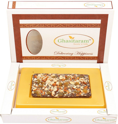 

Ghasitaram Gifts Special Chocolates- Dark Dryfruit Chocolate Bark Small Bars(70 g)