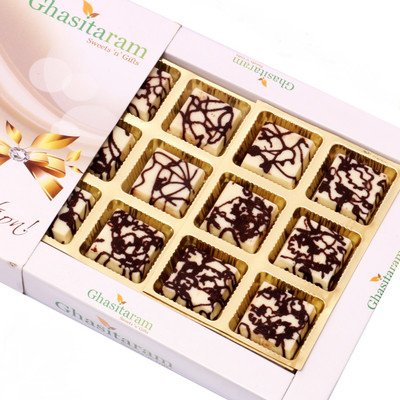 

Ghasitaram Gifts Special Chocolates- Marble Chocolate Box (12 pcs) Bars(180 g)