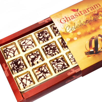 

Ghasitaram Gifts Special Chocolates- Marble Chocolate Box (18 pcs) Bars(270 g)